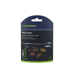 Dennerle - Black Cones 50pz Pigne Di Ontano Acidificante Naturale