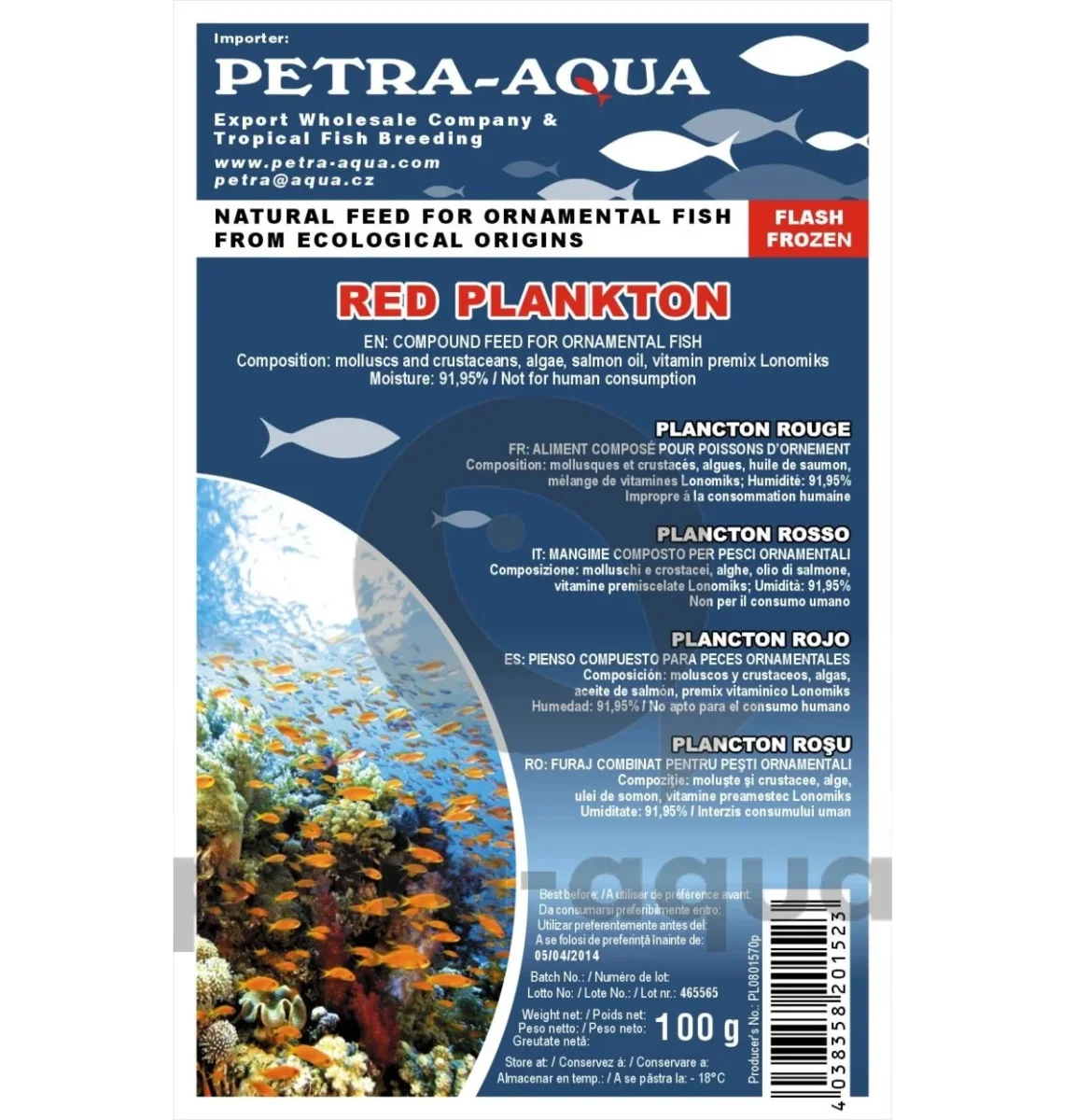 Red plankton – frozen blister 100g. - immagine 2