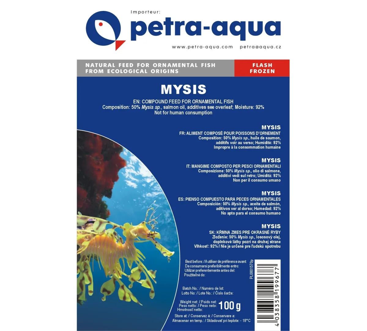 Mysis – frozen blister 100g. - immagine 2