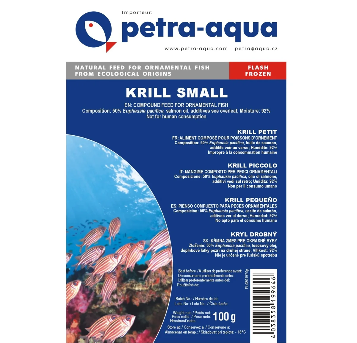 Krill small – frozen blister 100g. - immagine 2