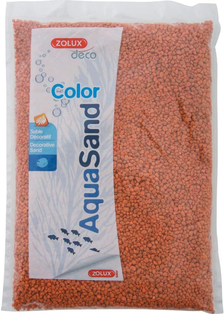 Zolux - Ghiaia Ceramizzata Orange Savane 2-3mm 5kg