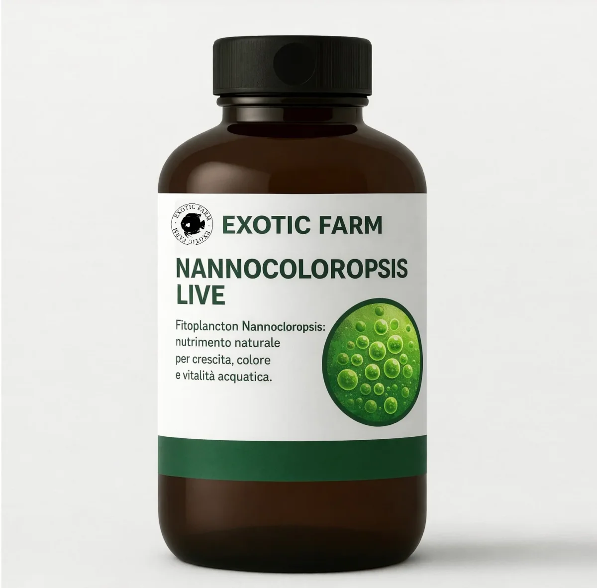 Nannochloropsis – fitoplancton marino, alimento completo per coralli e filtratori – 1000 ml