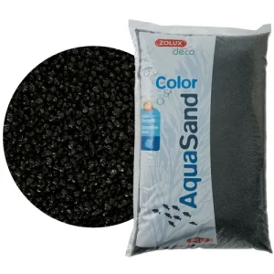 Zolux - Ghiaia Quarzo Ceramizzato Nero Ebano Mix 2-3mm 5kg
