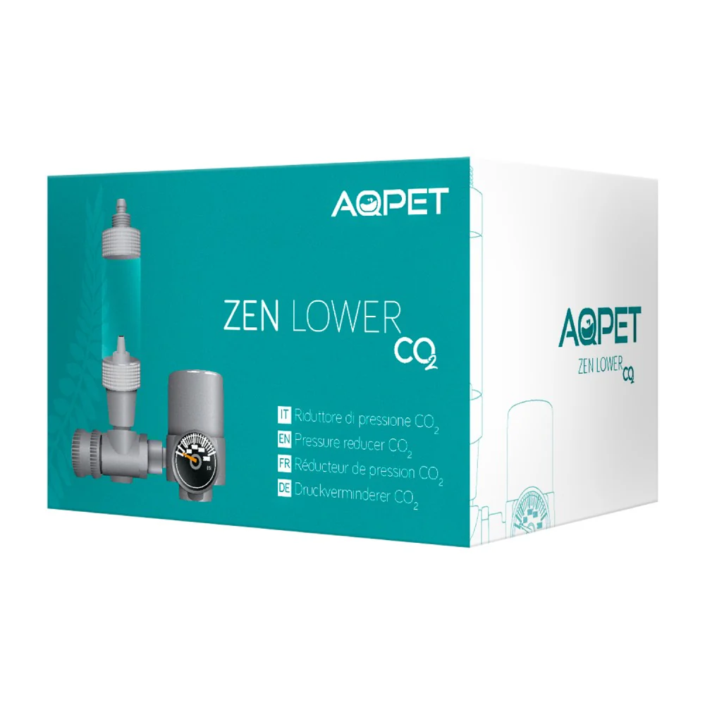 Aqpet Zen Lower CO2 - Riduttore di Pressione per Impianti CO2 bombole usa e getta filetto 10*1 - immagine 3