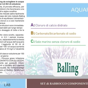 Balling Aquariumlab - 3 Componenti per 2.5 LT