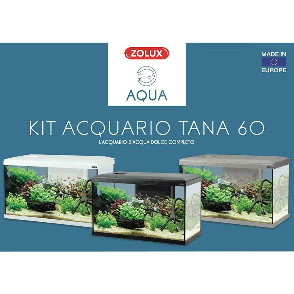 Zolux - Acquario Tana 60 Completo 63 Litri 60x30x35h cm - immagine 6