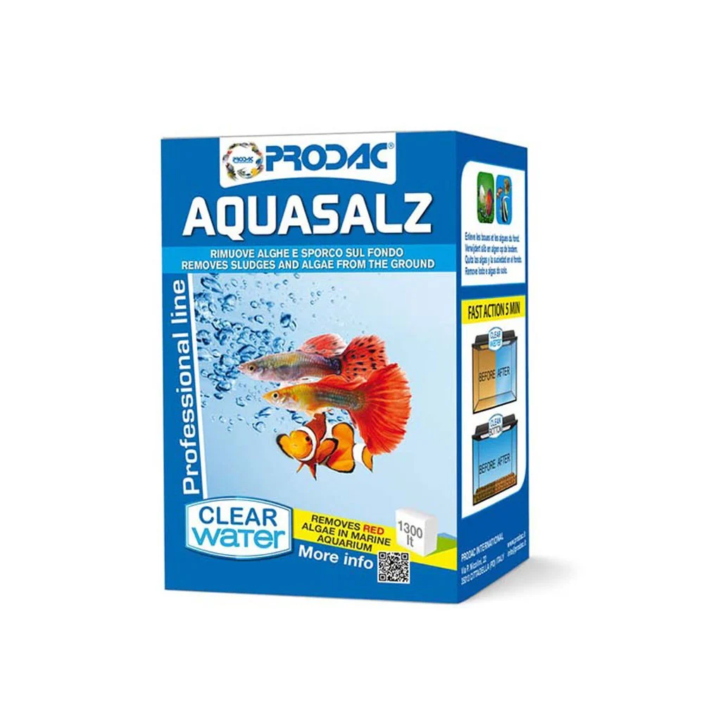 Prodac - Aquasalz 75gr - Mantiene l acqua Cristallina e Favorisce la Crescita Sana di Pesci e Piante