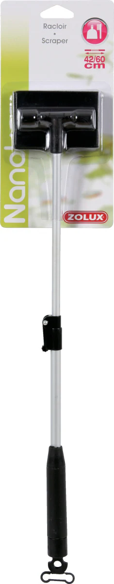 Zolux - Racloir/Scraper Spugna la Pulizia dei Vetri Manico estendibile 42-60cm - immagine 2