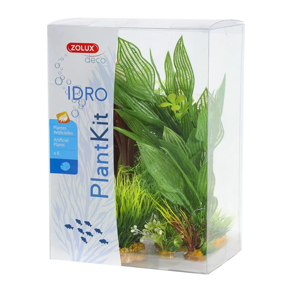 Zolux - Deco Plantkit Idro mod.2 - set di 6 piante sintetiche - immagine 2